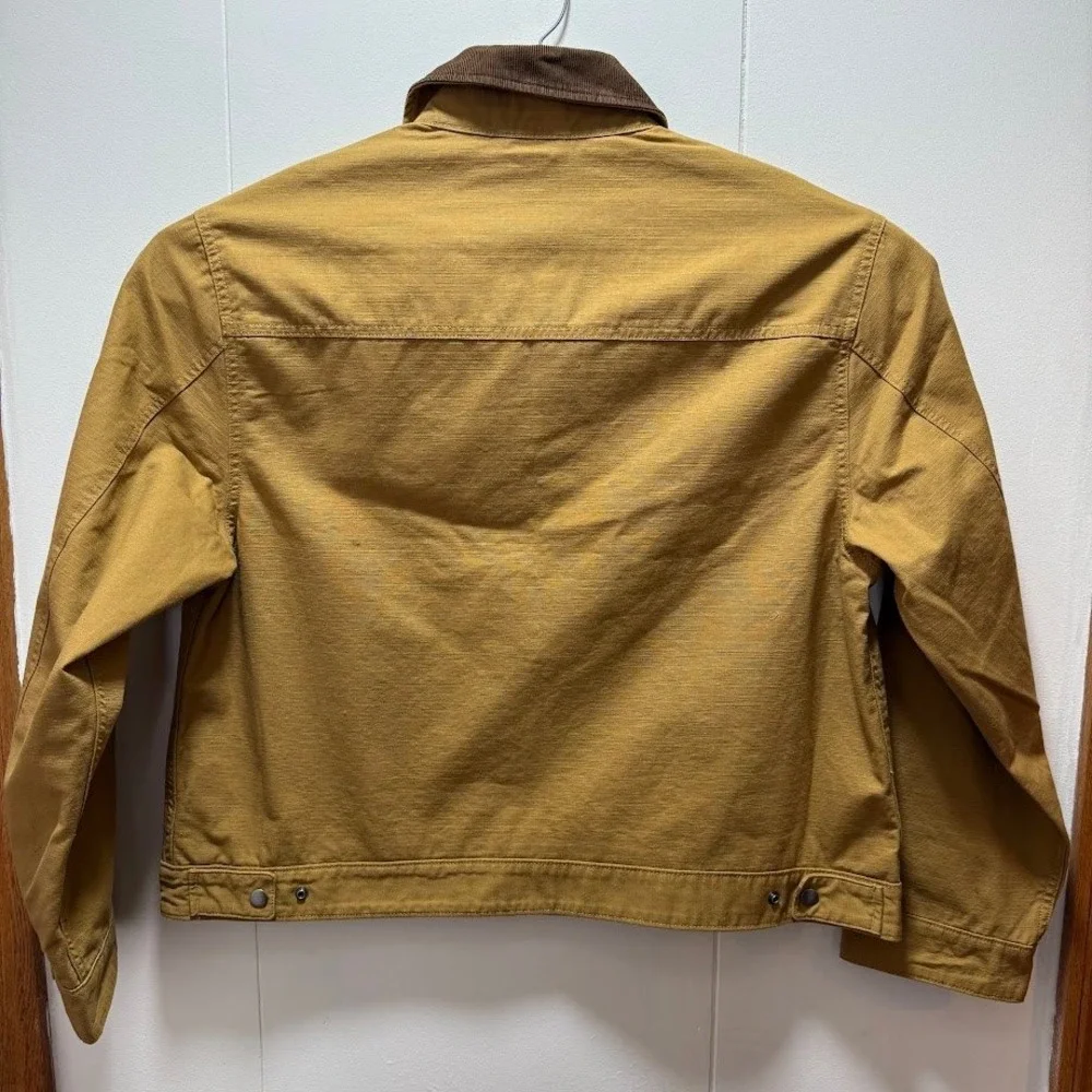 Levi Mens Workwear Jacket Tan Corduroy Collar Full Zip Size Medium NEW WITH TAG - Picture 9 of 9